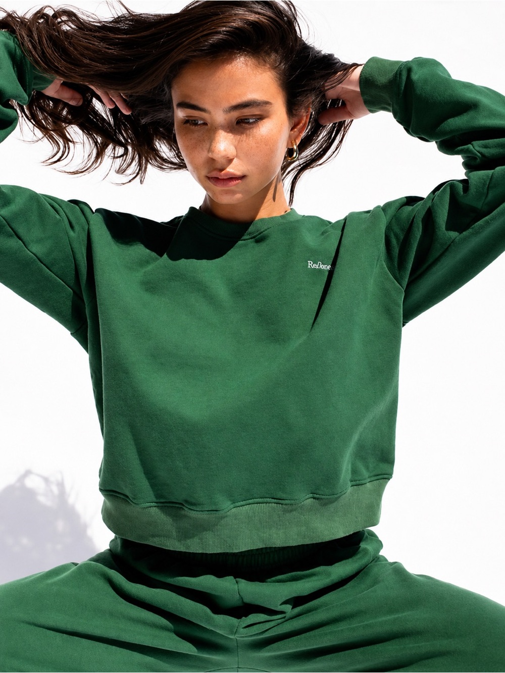 Realisation Par | Forest Green Real Crewneck Sweatshirt ~ Small